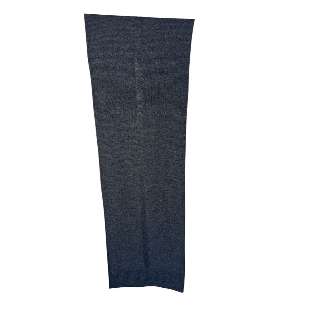 NWT Banana Republic Unisex Extra Fine Merino Wool Knit Scarf Gray 79" length